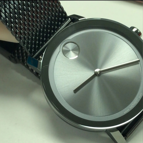 ***SOLD*** Movado Unisex Bold Evolution Quartz Grey Dial Watch - Picture 3 of 12